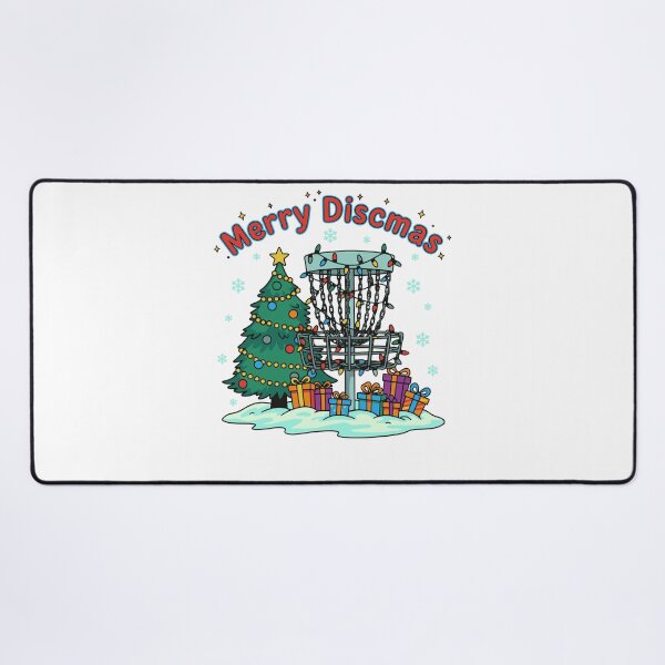Item preview, Merry Discmas Disc Golf Basket Christmas Tree designed and sold by LuminOrb.