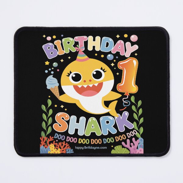 Item preview, Kids Birthday Shark 1 Year Old Boy or Girl 1st Day Kawaii designed and sold by FadeOfThrone.