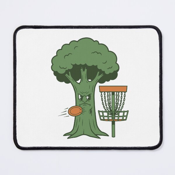 Item preview, Funny Disc Golf Tree Hit Flying Disc Basket Scene designed and sold by LuminOrb.