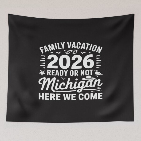 Item preview, Womens Family Vacation Michigan Trip 2026 Here We Come Summer designed and sold by Rackaam.