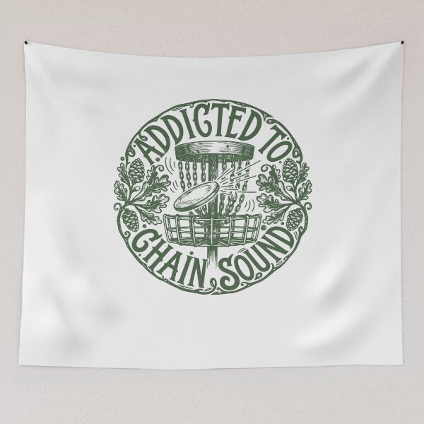 Item preview, Addicted To Chain Sound Disc Golf Disc Golfer designed and sold by LuminOrb.