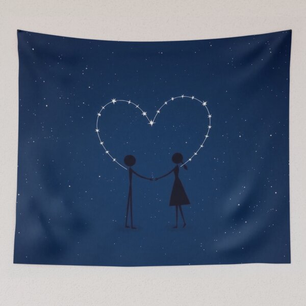 Item preview, Our Constellation – A Man and a Woman, Connected by the Stars designed and sold by HappySproutArt.
