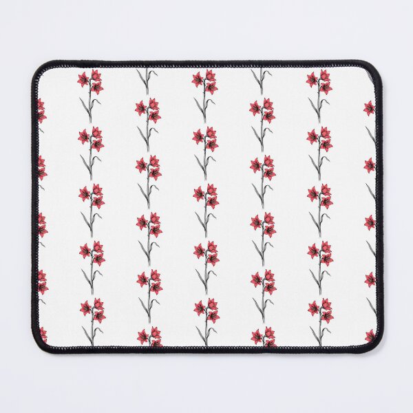 Item preview, Floral Sketch of Red Amaryllis Flowers designed and sold by Petalandfur.