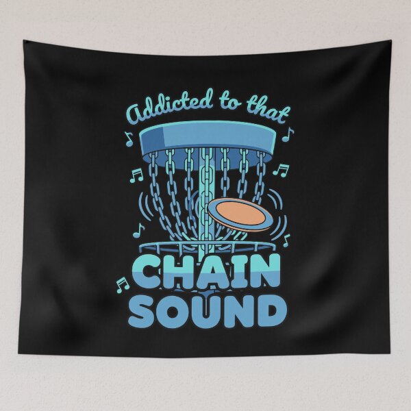 Item preview, Addicted To That Chain Sound Disc Golf Funny Disc designed and sold by LuminOrb.