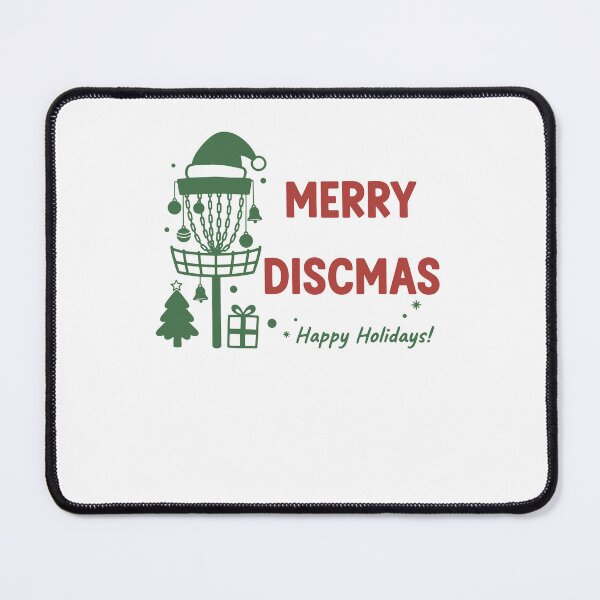 Item preview, Merry Discmas Happy Holidays Disc Golf Basket designed and sold by LuminOrb.