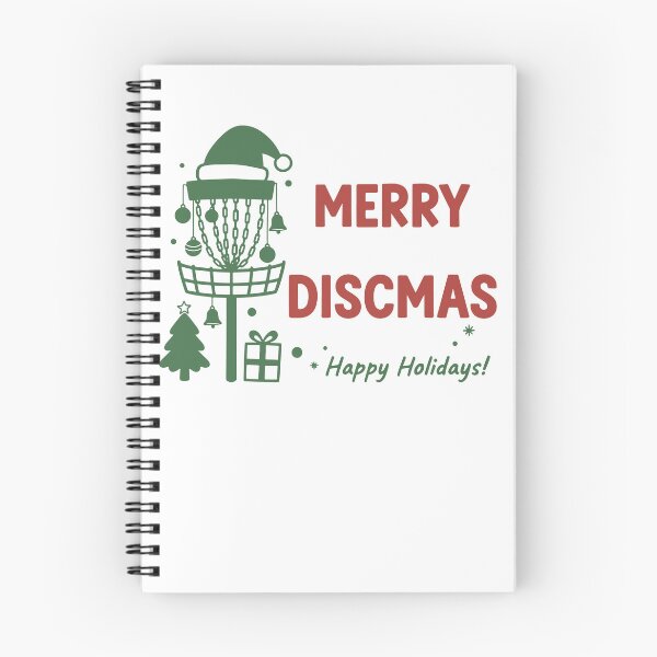 Item preview, Merry Discmas Happy Holidays Disc Golf Basket designed and sold by LuminOrb.