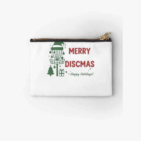 Item preview, Merry Discmas Happy Holidays Disc Golf Basket designed and sold by LuminOrb.