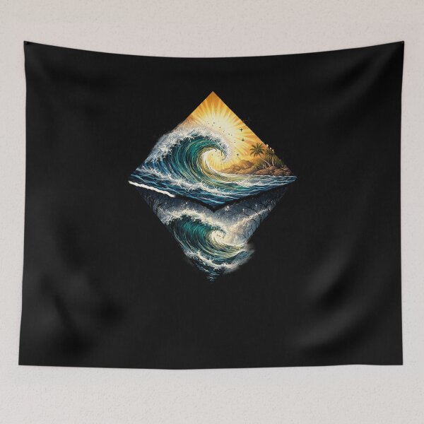 Item preview, Beautiful Ocean Waves designed and sold by Planetporridge.