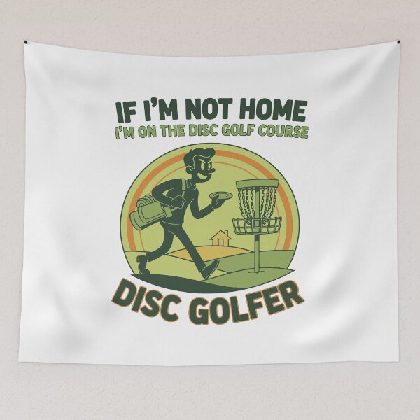 Item preview, If Im Not Home Im On The Disc Golf Course Disc designed and sold by LuminOrb.