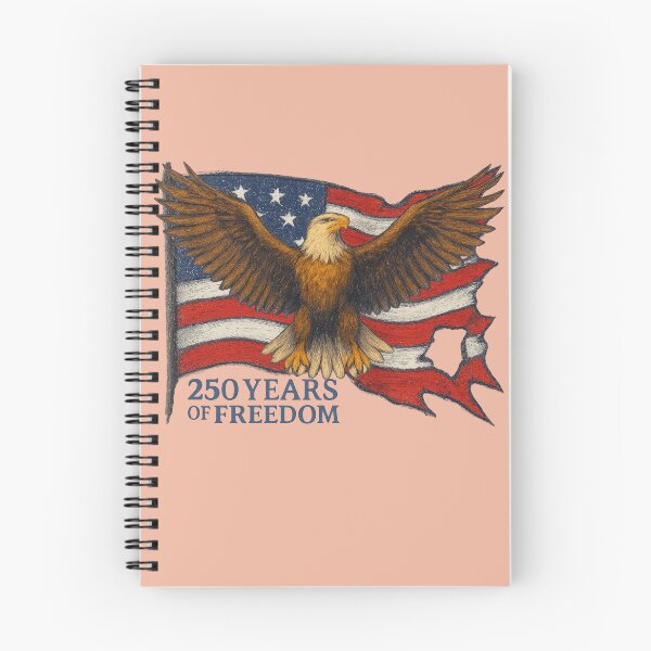 Item preview, Vintage Patriotic Eagle – 250 Years of Freedom designed and sold by BreezifyDesignStudio.