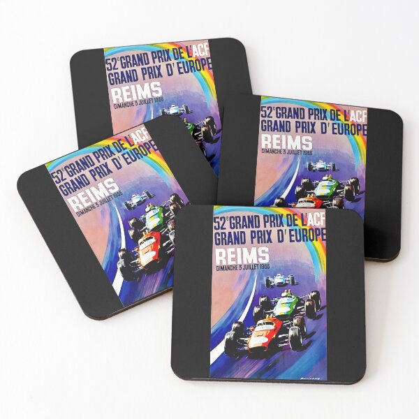Item preview, Cartel vintage del Gran Premio de Reims 1966 designed and sold by Helios Be. Lavsh.