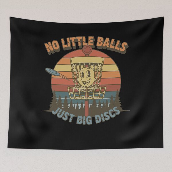 Item preview, No Little Balls Just Big Discs Funny Disc Golf designed and sold by LuminOrb.