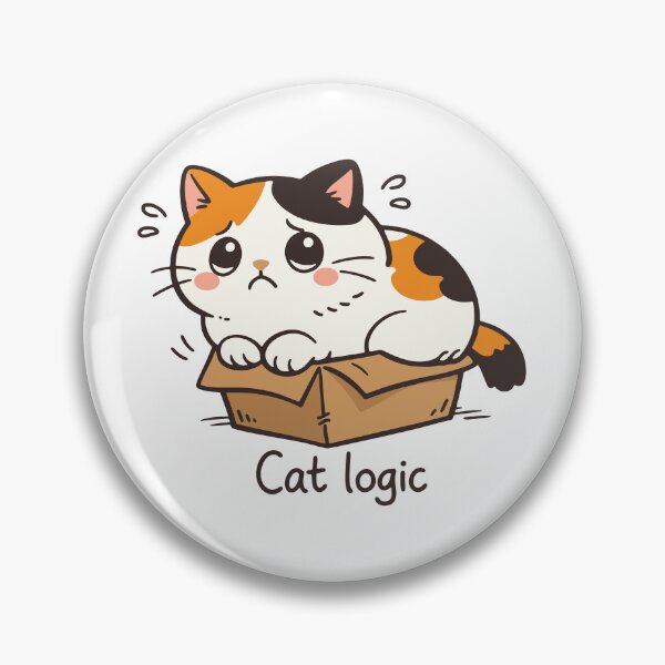 Item preview, Cat Logic designed and sold by SnappyPNG.