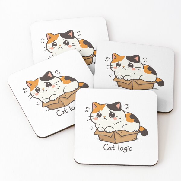 Item preview, Cat Logic designed and sold by SnappyPNG.