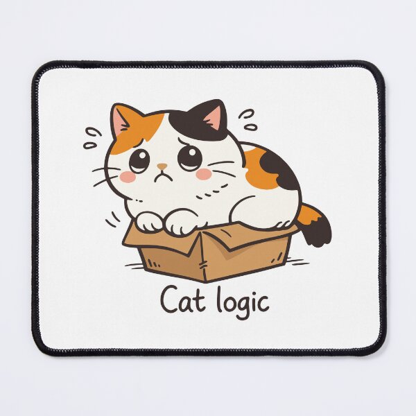 Item preview, Cat Logic designed and sold by SnappyPNG.