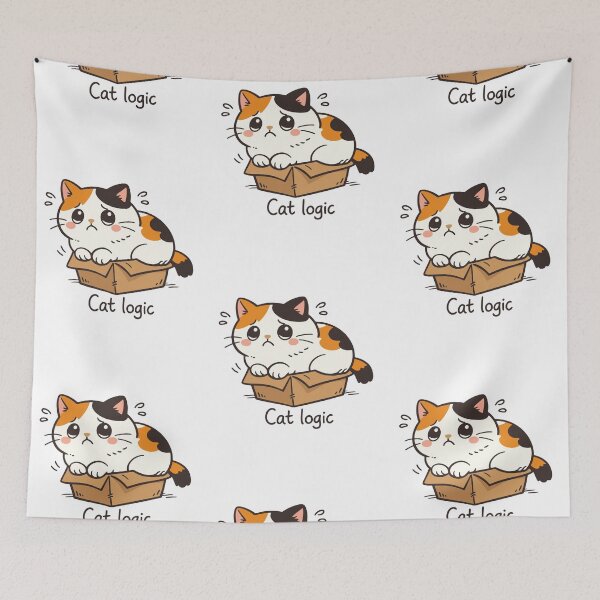 Item preview, Cat Logic designed and sold by SnappyPNG.