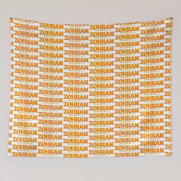 Item preview, CYCLISTS FOR ZOHRAN designed and sold by oddwonders.