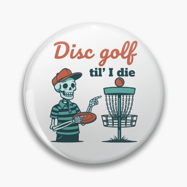 Item preview, Disc Golf Til I Die Funny Disc Golfer Scene designed and sold by LuminOrb.