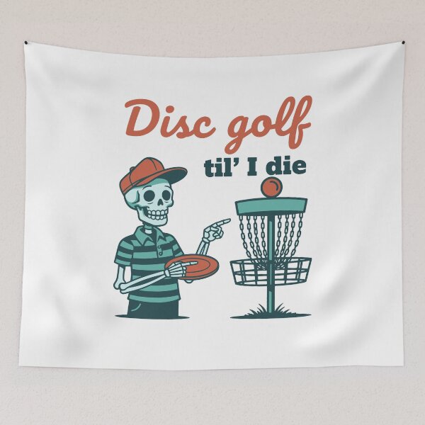 Item preview, Disc Golf Til I Die Funny Disc Golfer Scene designed and sold by LuminOrb.