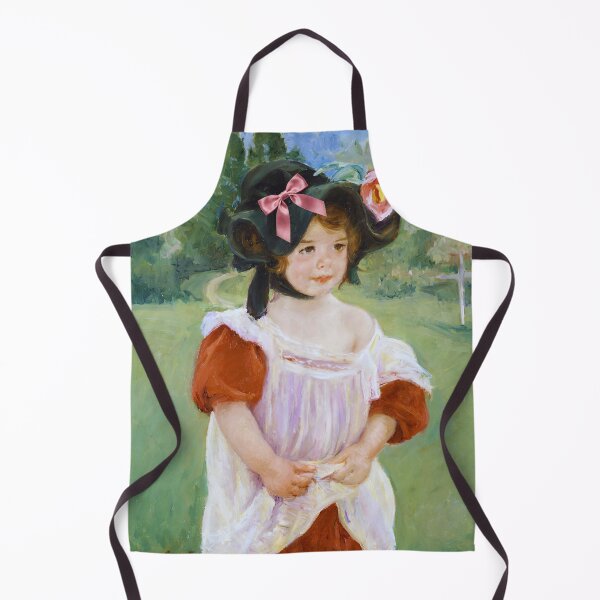 Item preview, Coquette Little Girl - Mary Cassatt Impressionist Art Parody with Pink Bow designed and sold by Open Canvas.