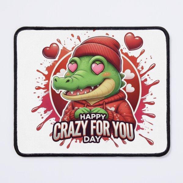 Item preview, Love-Struck Gator Valentine Cartoon Art designed and sold by rjjvstudio26.