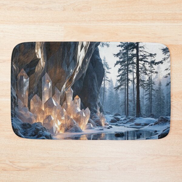 Item preview, Glowing Winter Quartz Vein in the Oauchita Mountains designed and sold by Marielle Valenzuela.