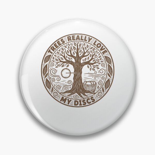 Item preview, Trees Really Love My Discs Disc Golf Fun designed and sold by LuminOrb.