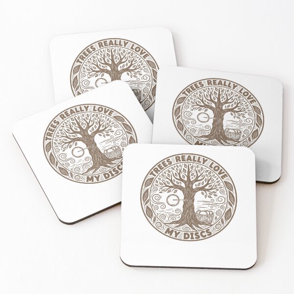 Item preview, Trees Really Love My Discs Disc Golf Fun designed and sold by LuminOrb.