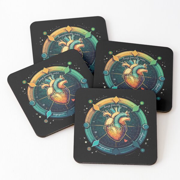 Item preview, Coherent Hearts • Living from the center. Aligned. Unshaken. designed and sold by FLOW Designs Shop.