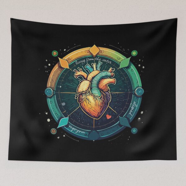 Item preview, Coherent Hearts • Living from the center. Aligned. Unshaken. designed and sold by FLOW Designs Shop.