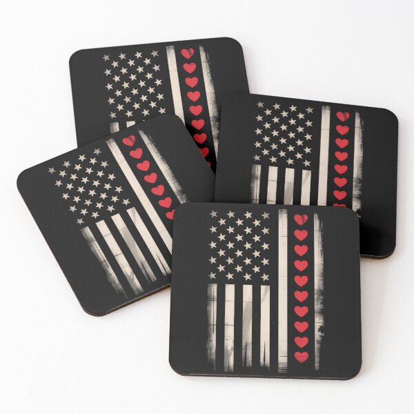 Item preview, Valentines Day America Flag Hearts Patriotic designed and sold by comptorasunfia.