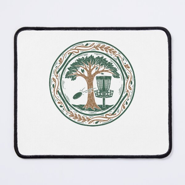 Item preview, Disc Golf Scene Flying Disc Tree Disc Golf Basket designed and sold by LuminOrb.
