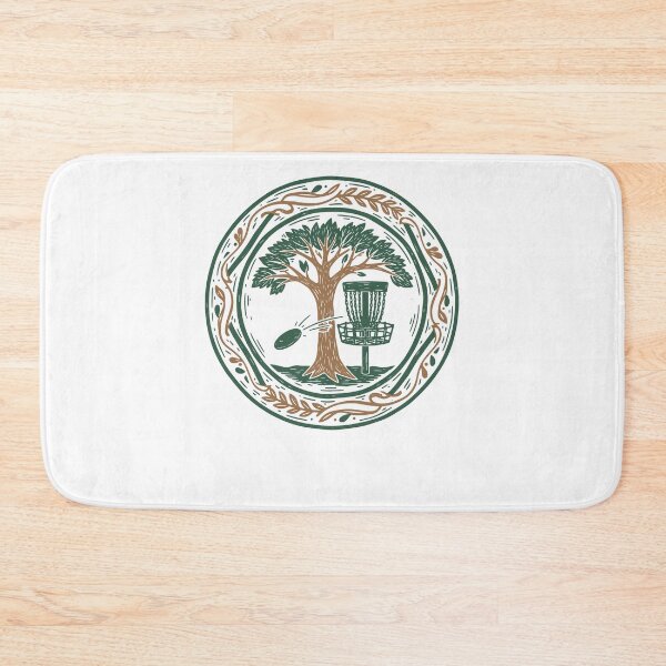 Item preview, Disc Golf Scene Flying Disc Tree Disc Golf Basket designed and sold by LuminOrb.
