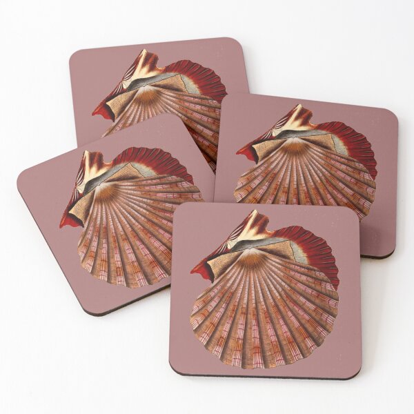 Item preview, vintage red clam designed and sold by okapia concolor.