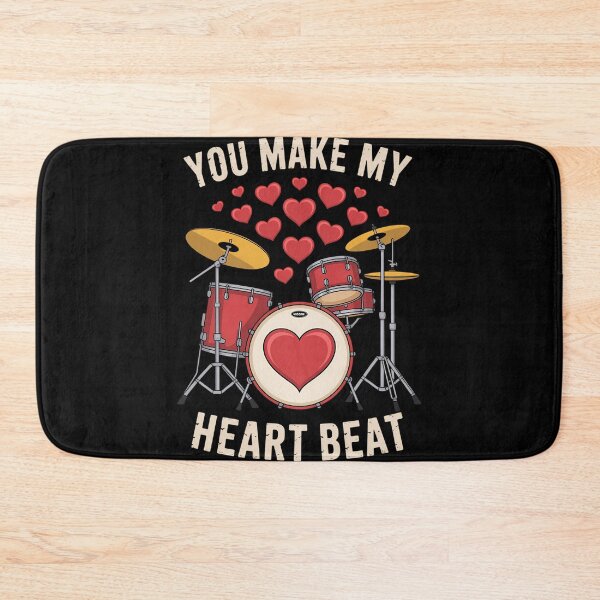 Item preview, Valentines Day Drums Rock designed and sold by comptorasunfia.