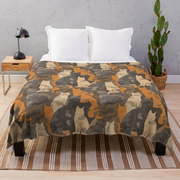 Item preview, Beautiful Luxurious Cat Camo Pattern - Baptism Gifts designed and sold by RoyalStarsPatts.