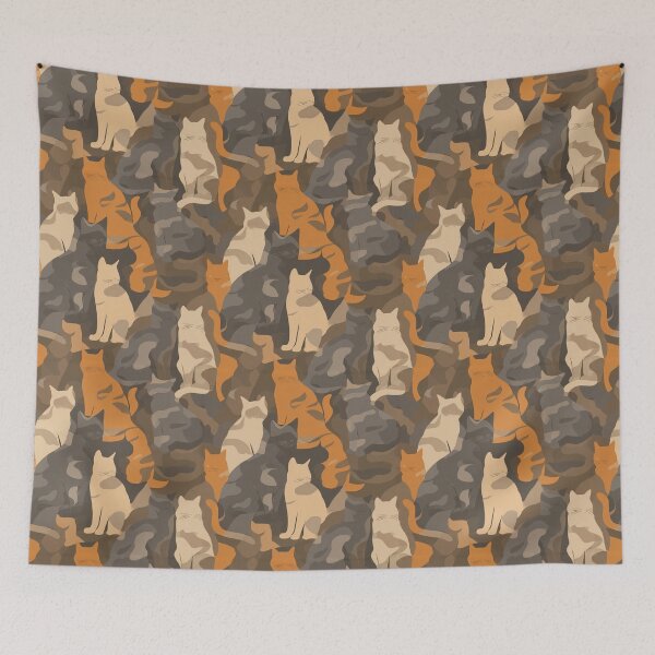 Item preview, Beautiful Luxurious Cat Camo Pattern  - Baptism Gifts designed and sold by RoyalStarsPatts.