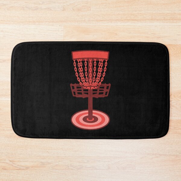 Item preview, Disc Golf Basket Flying Disc Golfing Scene Art designed and sold by LuminOrb.