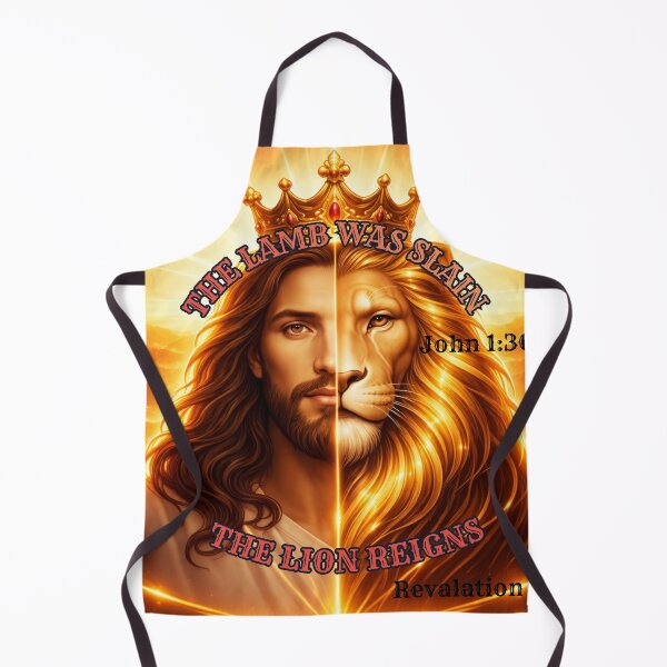 Item preview, The Lamb Was Slain. The Lion Reigns. designed and sold by Matty69TeeS.