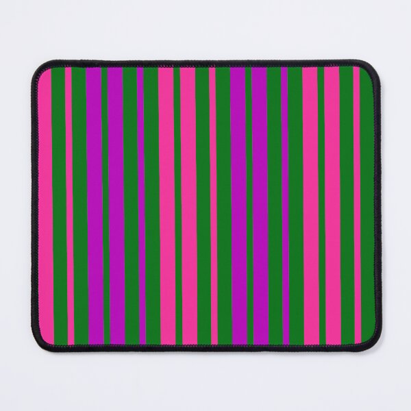Item preview, Purple Pink Stripes On Green Pattern Design designed and sold by PatternTitan.