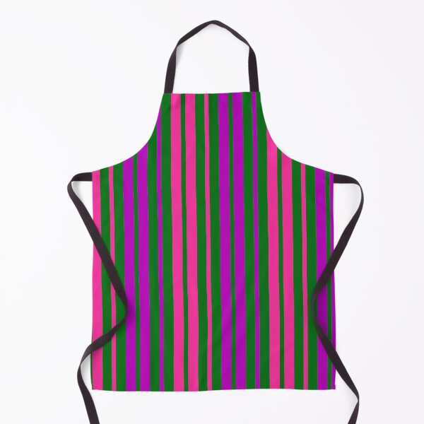 Item preview, Purple Pink Stripes On Green Pattern Design  designed and sold by PatternTitan.