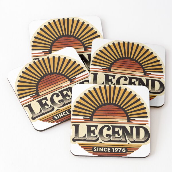 Item preview, 50th Birthday Legend Since 1976 T-Shirt - Retro 70s Sunset Design - 50 Years Old Gift designed and sold by Zion by Carvalho.