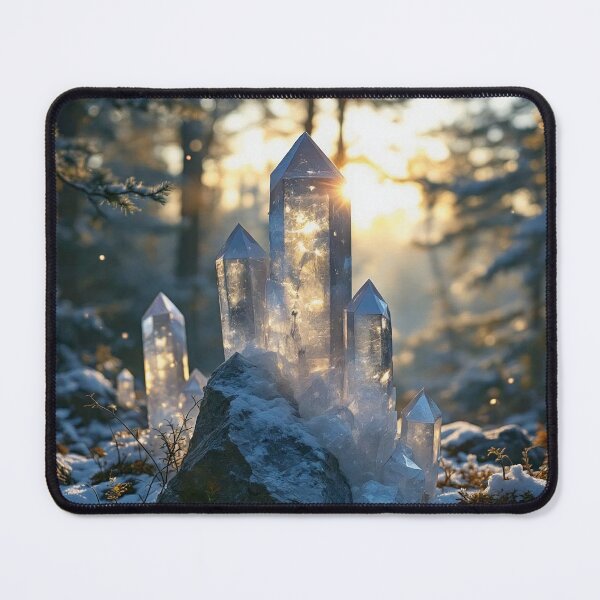 Item preview, Crystal Towers in Winter designed and sold by Marielle Valenzuela.