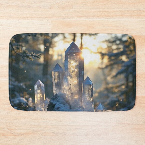 Item preview, Crystal Towers in Winter  designed and sold by Marielle Valenzuela.