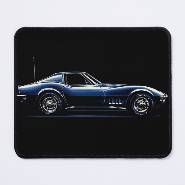 Item preview, Classic Chevrolet Corvette C3 Stingray – Vintage Muscle Car Art Print designed and sold by Stinky Lincy's Apparel Company.