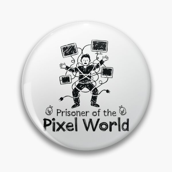 Item preview, Prisoner of the Pixel World  designed and sold by majesty-prints.