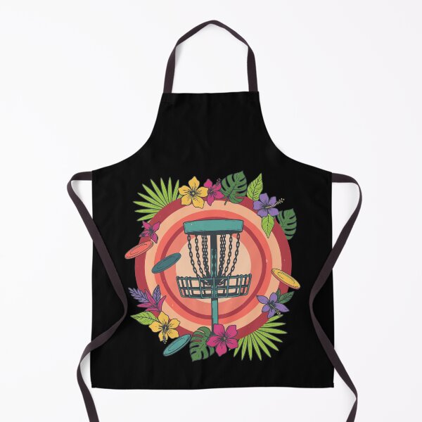 Item preview, Tropical Disc Golf Basket Flying Disc Scene designed and sold by LuminOrb.