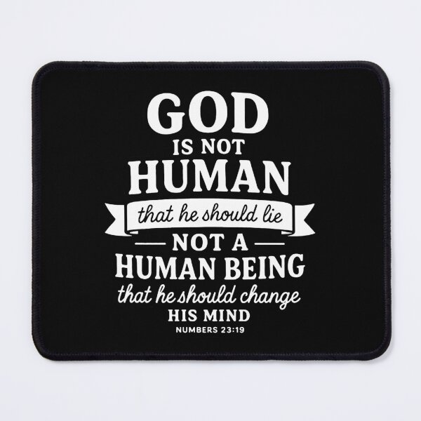 Item preview, Numbers 23:19 God Is Not Human That He Should Lie designed and sold by plushism.