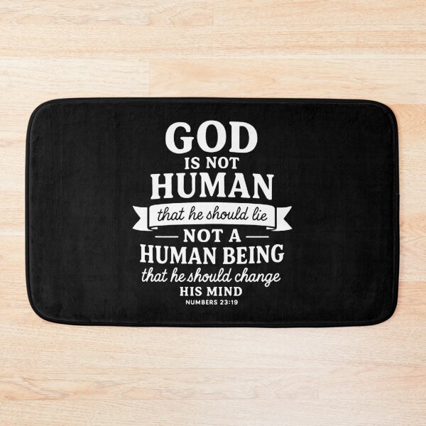 Item preview, Numbers 23:19 God Is Not Human That He Should Lie designed and sold by plushism.