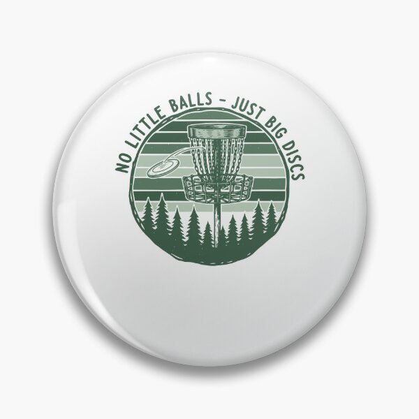 Item preview, No Little Balls Just Big Discs Funny Disc Golf designed and sold by LuminOrb.